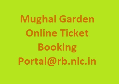 Mughal Garden Online Ticket Booking Portal