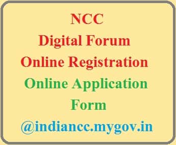 NCC Digital Forum Online Registration Online Application Form