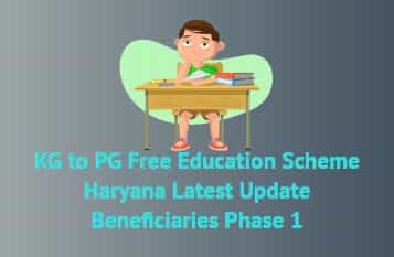 KG to PG Free Education Scheme