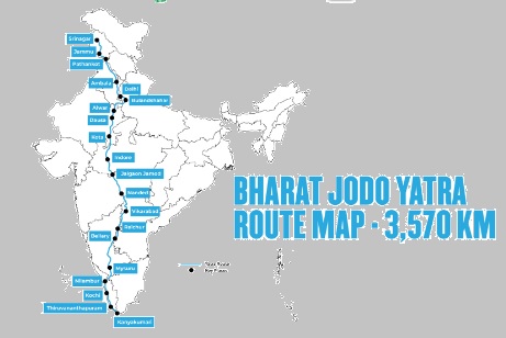 Bharat Jodo Yatra Registration, Check Route Map, Official Website